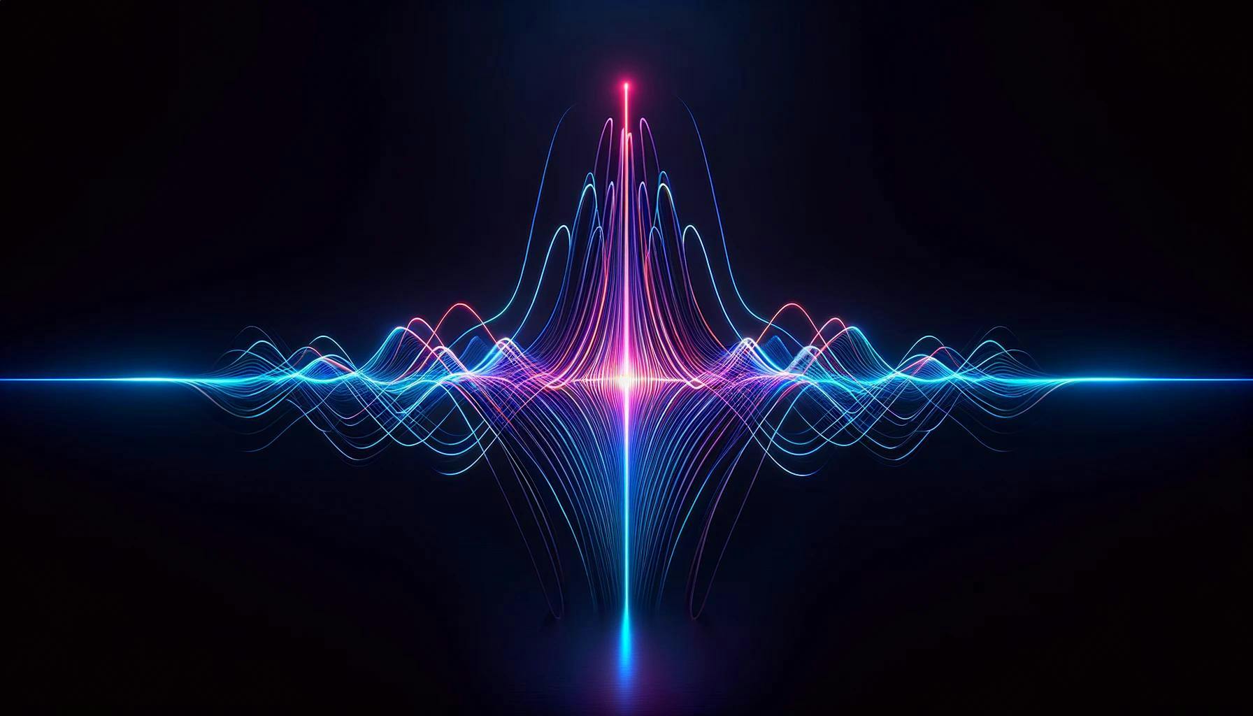 neon style sound image
